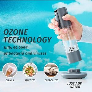Homedics Ozone Clean 3-in-1 Multipurpose Cleaner – Chemical-Free Surface…